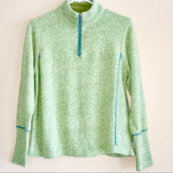 Woolrich Sweaters - Woolrich Womens Alpine Green Knit Wool Sweater L